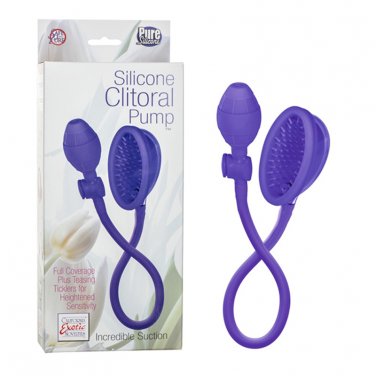Silicone Clitoral Pump - Purple
