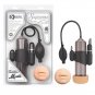 Supreme 8in. Multispeed Vibrating Penis Pump By Nasstoys With Realskin Masturbator Mouth (Black)