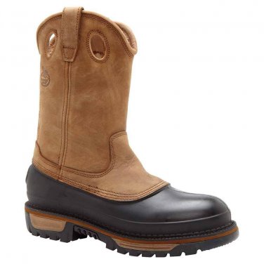 Georgia G5594 - MNS BRN 11" ST WP Boots NEW! ALL SIZES.