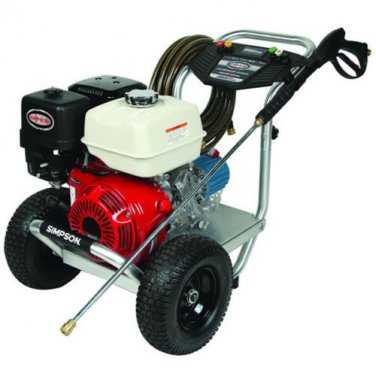 Simpson Professional 3800 PSI (Gas - Cold Water) Aluminum Frame Pressure Wash...