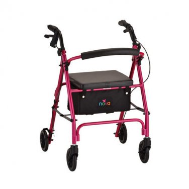 NOVA 4236PR VIBE 6 ROLLING WALKER-PRETTY IN PINK, "Make An Offer"- All Offers Considered!