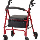 NOVA 4236RD VIBE 6 ROLLING WALKER-RED New, "Make An Offer"- All Offers Considered!