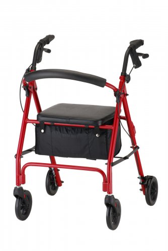 NOVA 4236RD VIBE 6 ROLLING WALKER-RED New, "Make An Offer"- All Offers Considered!