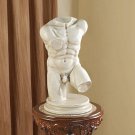 MALE TORSO SCULPTURAL STUDY DESIGN TOSCANO male torso man torso nude