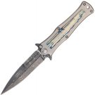 HTM HTM98692 Madd Maxx Damascus Blade Framelock Folding Knife, Be a Warrior!- Buy NOW!! Save NOW!!