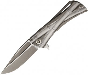 Marfione MFC394 Custom Closer Folding Knife 3.75" Blade 5" Closed Bronze