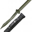 Microtech MCT1051GR Jagdkommando Fixed Knife w/Green Handle, Be a Warrior!- Buy NOW!! Save NOW!!