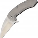 Brous Blades BRB99 XL SSF Framelock Satin, "Make An Offer"- All Offers Considered!