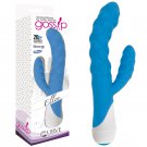 Gossip 20X 3 speed 17 function Waterproof Dual motors 180 Degree Flexible stimulator Ellen Azure
