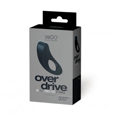 VeDO Overdrive Rechargeable Vibrating Ring - Just Black, "Make An Offer"- All Offers Considered!