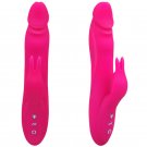 FemmeFunn Booster Rabbit 8 Function, Rotating, USB Rechargeable, Silicone, Waterproof Pink