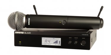 Shure BLX24R/SM58-H10 Handheld Wireless System With SM58 Handheld Microphone And H10 Frequency