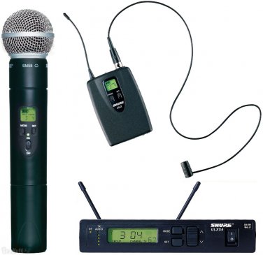 Shure	ULXS124/85-J1	 ULX-S Series Combo Wireless System