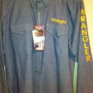 Boy's XL 10-12 Embroidered Wrangler Western Shirt NWT