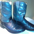 Black & Gray Texas Ropers Ladies 6 Cowboy Boots VGC