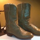Tan Leather Justin Roper  Cowboy Boots Ladies 5 B VGC