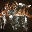 Men's L 42-44 White Tail Deer Country SweatShirt LK NU