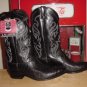 New Gorgeous Black Teju Lizard Cowboy Boots DP350 9 D
