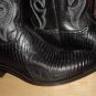 New Gorgeous Black Teju Lizard Cowboy Boots DP350 9 D