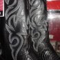 New Gorgeous Black Teju Lizard Cowboy Boots DP350 9 D