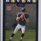 08 Topps Chrome Joe Flacco Rookie Card