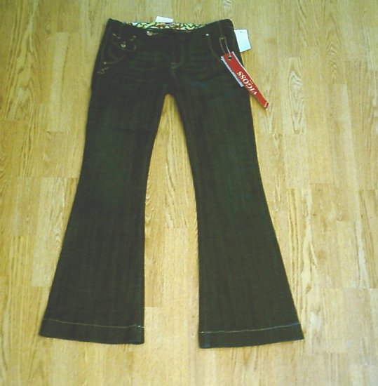VIGOSS LOW RISE STRETCH FLARE JEANS-0-30 X 32 1/2-NWT