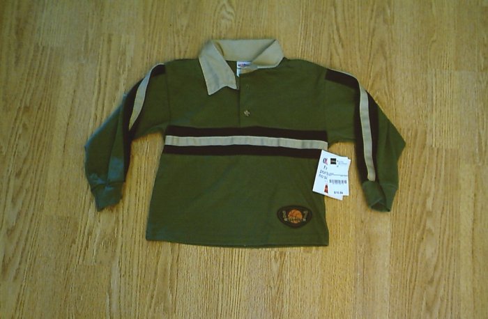 OKIE DOKIE BOYS LONG SLEEVE BASKETBALL SHIRT-SIZE 4-NWT
