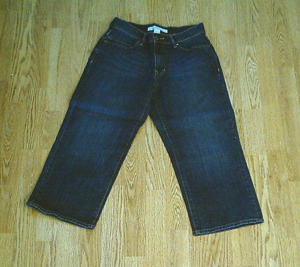 OLD NAVY JEANS AT WAIST CAPRIS-SIZE 4-28 X 22-NWT