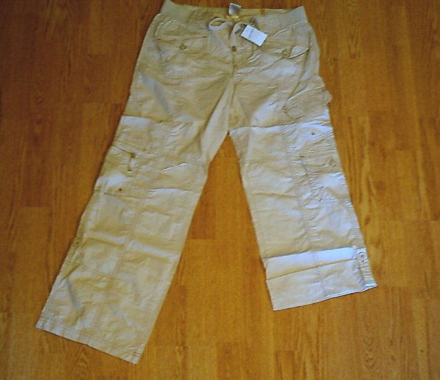 LIMITED TOO JEANS KHAKI PANTS/CAPRI CROP-14 1/2-NWT $49