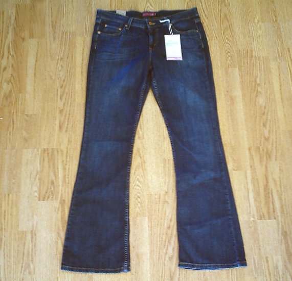 LEVIS 518 SUPERLOW BOOTCUT JEANS-13 LONG-35 X 34-NWT