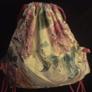 Cream Floral Drawstring