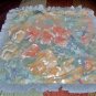 Baby Blue Flower Pillow Covering