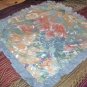 Baby Blue Flower Pillow Covering