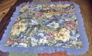 Deep Blue Pillow Covering