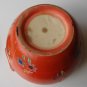 Antique Hand painted Pottery Bean Pot w/Lid