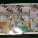 4 Easter Rabbit Figurines