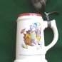 Vintage Lidded Musical Stein Work is the curse of the drinking class! (Funny)&acirc;��