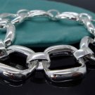 FREE P&P! 925 STERLING SILVER SQUARE Bracelet#50