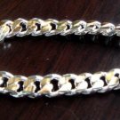 FREE P&P!925 STERLING SILVER & GOLDEN 10mm Bracelet#163