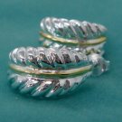 FREE P&P! 925 STERLING SILVER LEAFAGE EARRINGS #43