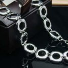 FREE P&P!925 STERLING SILVER SQUARE DESIGN NECKLACE #15