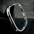 FREE P&P! 925 STERLING SILVER SQUARE BANGLE #33