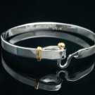 FREE P&P! 925 STERLING SILVER Can Undo BANGLE #240