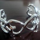 FREE P&P! 925 STERLING SILVER UNIQUE BANGLE #28