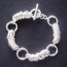 FREE P&P! 925 Sterling Silver Cute Circle Bracelet#171