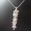 FREE P&P! 925 STERLING SILVER GRAPE NECKLACE #165