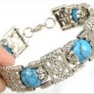 Tribe Jewelry Tibet Silver & Turquoise Bracelet