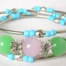 Fancy Jewellery Tibet Silver Jade Turquoise bracelet