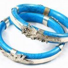 Unique Tibet silver & turquoise charm Bracelets