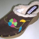 Tommy Girl CLOGS Mules Wedged Heels Shoes Sz 6